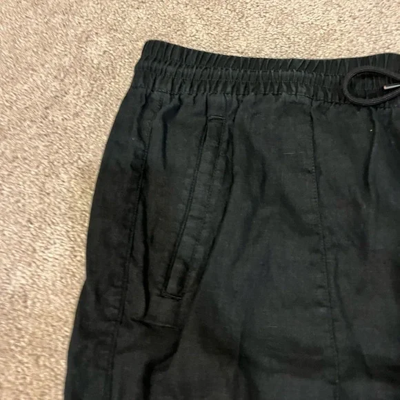 Athleta Retreat High Rise 100% Linen Wide Leg Pants - Picture 5 of 11